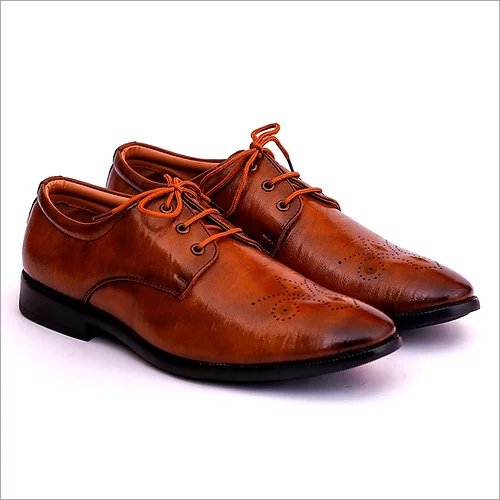 Mens Synthetic Leather Lace Up Shoe