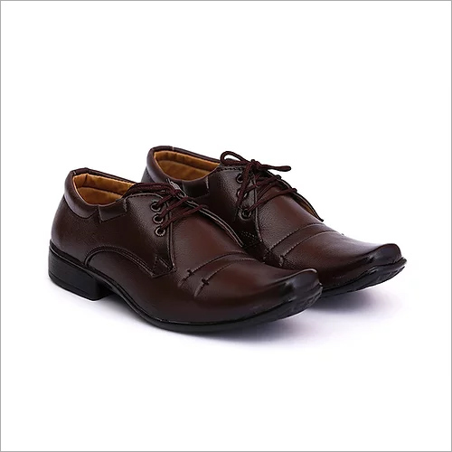Mens Synthetic Leather Brown Shoe