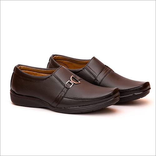 Mens Leather Monk Loafers