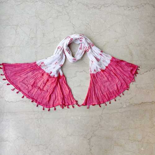 cotton printed scarf