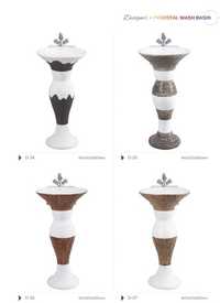 D PEDESTAL WASH BASIN