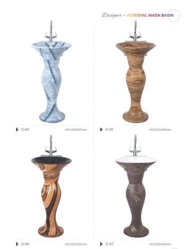 D PEDESTAL WASH BASIN