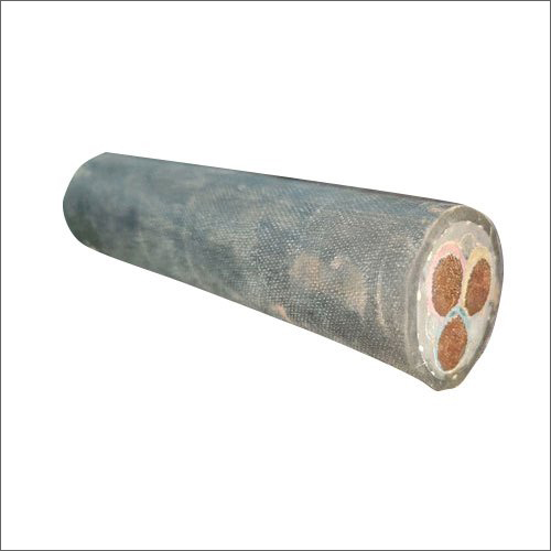 Crane Rubber Cable - PVC Insulating Material, Black Color | Electrical Usage, Heat Resistant, Packaged for Convenience