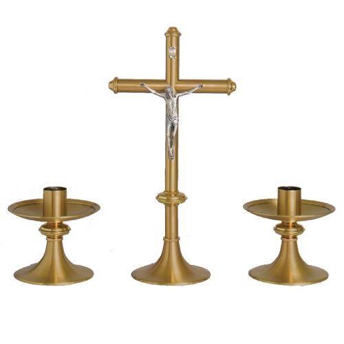 BRASS STANDARD STYLE CANDLE HOLDER CHURCH SUPPLIES
