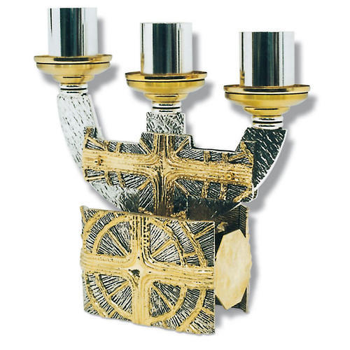 BRASS STANDARD STYLE CANDLE HOLDER CHURCH SUPPLIES