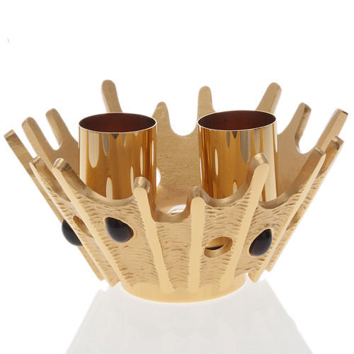BRASS STANDARD STYLE CANDLE HOLDER CHURCH SUPPLIES