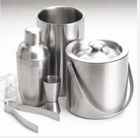 Stainless Steel Plain Bar Set