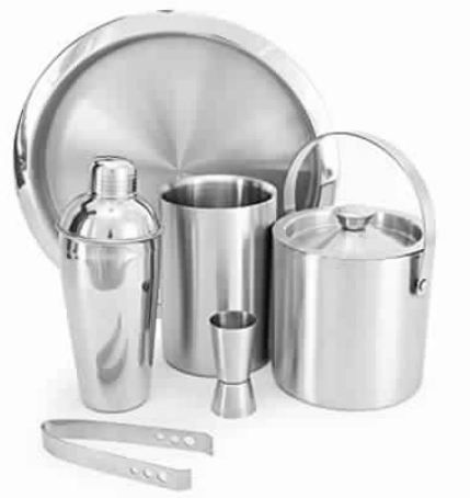 Stainless Steel Plain Bar Set of 6pcs