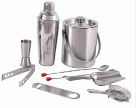 Stainless Steel Plain Bar Set