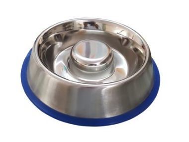 Stainless Steel Slow Feeder Dog Bowl