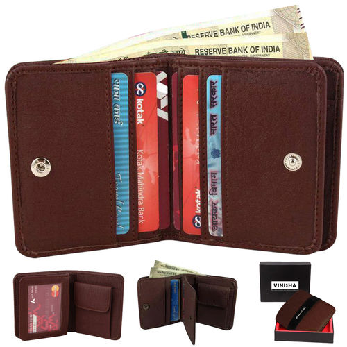 Casaba Genuine Leather Bifold Wallets Cash Slots ID Coin Key Pocket Me