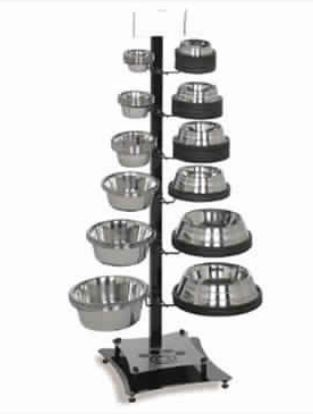 Stainless Steel Adjustable Stand Dog Bowl