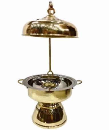 Brass Netune Chafing Dish