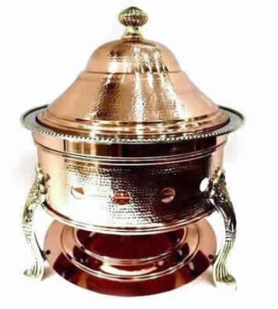 Copper Hammered hawa Mahal chafing dish