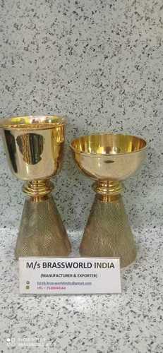 BRASS MATCHING CHALICE AND CIBORIUM CHURCH SUPPLIES