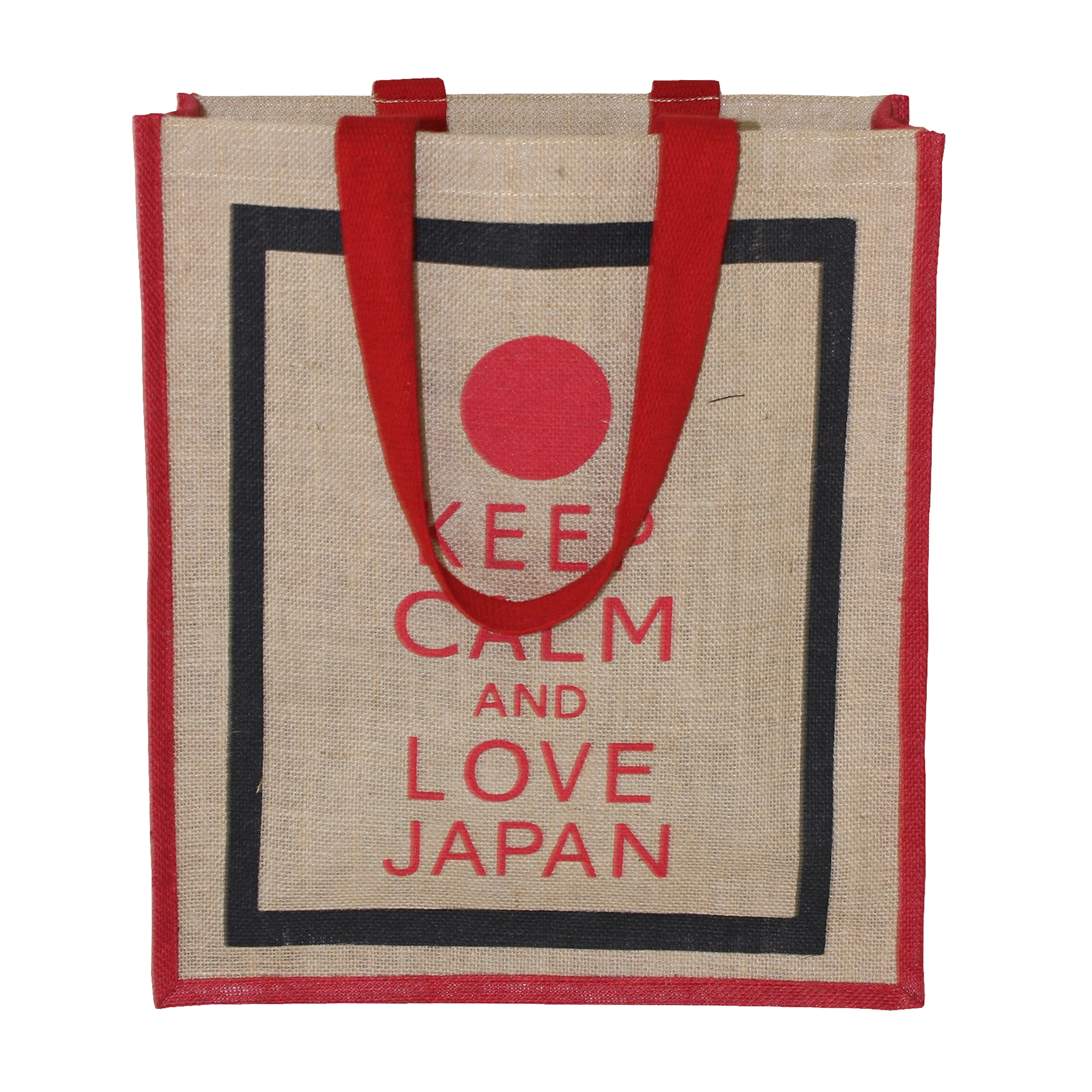PP Laminated Natural Jute Tote Bag With Web Handle