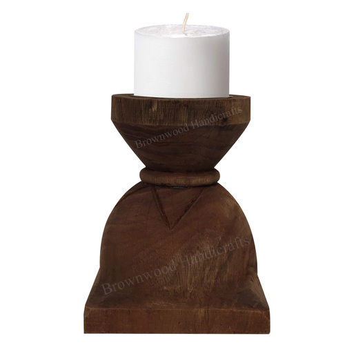 Wooden Candle Holders