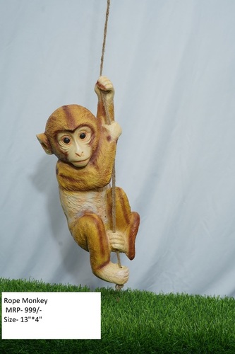 Rope Monkey Statue