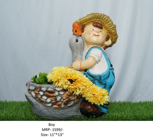 Boy With Duck Pot