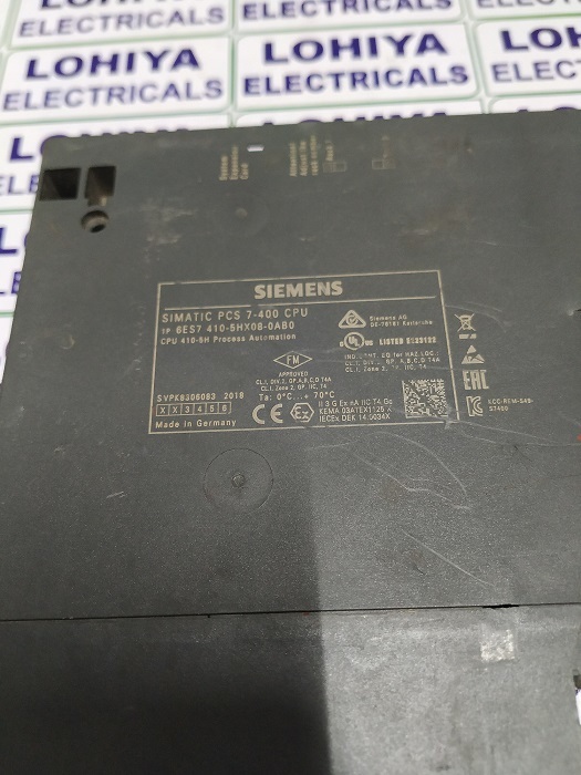 SIEMENS S7 400 6ES7 410-5HX08-0AB0 SIMATIC PCS7-400 CPU