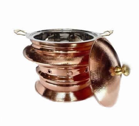 Copper Mumtaz Mahal Chafing Dish