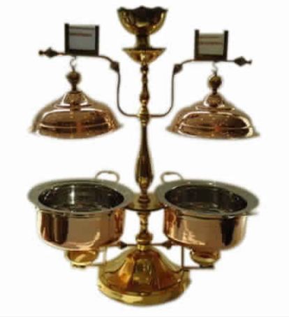 Copper Twin Chafing Dish