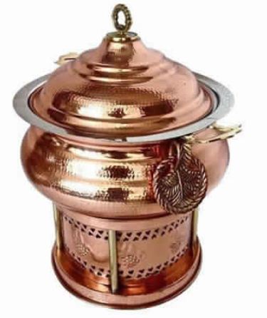 Ornamental Copper Hyatt Handi Chafing Dish