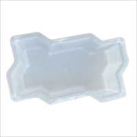 White Silicone Zig Zag Paver Moulds