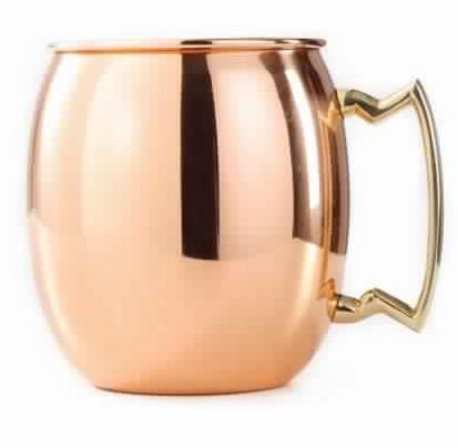 Pure Copper Mule Plain Mugs