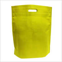 Yellow D Cut PP Woven Bag