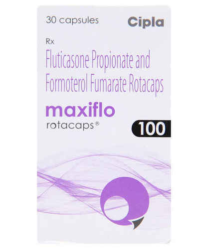 Fluticasone Propionate And Formoterol Fumarate Rotacaps 100 Mg (Maxiflo) General Medicines