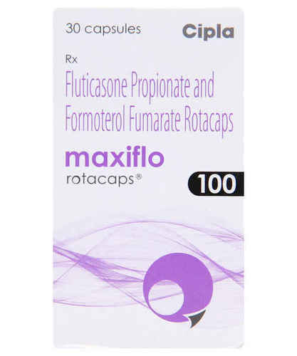 Fluticasone Propionate and Formoterol Fumarate Rotacaps 100 mg (Maxiflo)