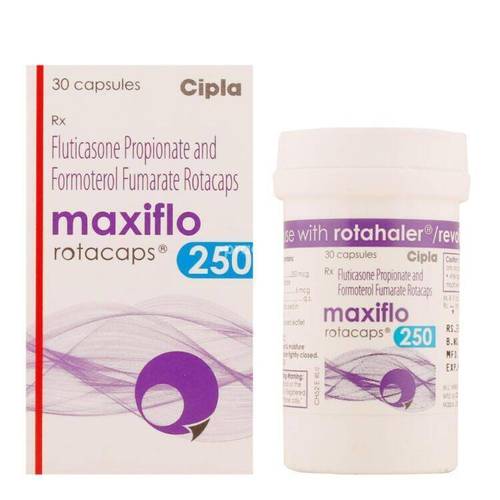Fluticasone Propionate and Formoterol Fumarate Rotacaps 250 mg (Maxiflo)