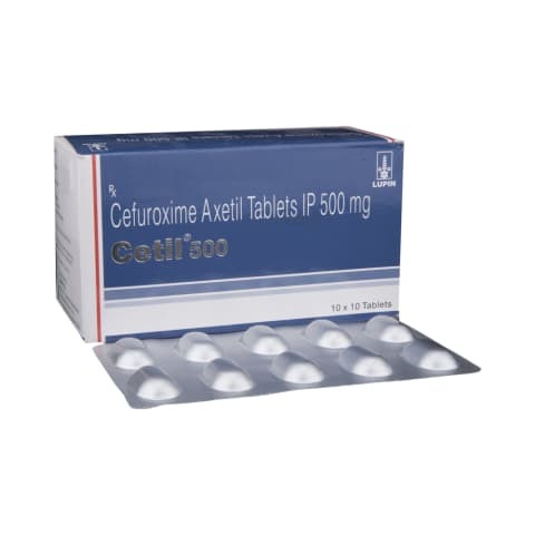 Cefuroxime Axetil Tablets I.P. 500 mg (Cetil)