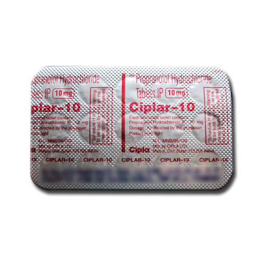 Propranolol Hydrochloride Tablets IP 10 mg