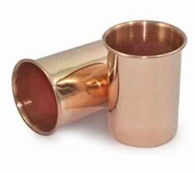 Steel And Copper Plain Regular Glass By KING INTERNATIONAL