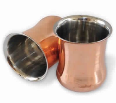 Stainless Steel And Copper Handmade Glass / Tumber