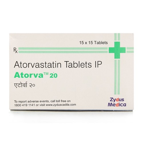 Atorvastatin Tablets I.P. 20 mg (Atorva)