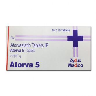 Atorvastatin Tablets I.P. 5 Mg (Atorva) General Medicines