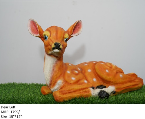Brown Dear Left Statue
