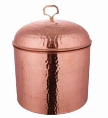 Copper Apple Storage Pot