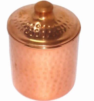 Copper Apple Storage Pot