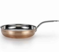 Antique Copper Chafing Dish - 5 Quart Size, Ideal For Buffets And Events | Elegant Design, Includes Burner Unit