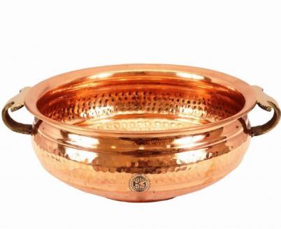 Copper Urli Water Pot Container By KING INTERNATIONAL