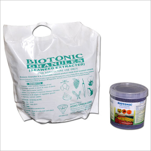 Biotonic Granules Seaweed Fertilizer Application: Agriculture