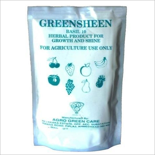 Organic Green Sheen Powder - 250 gm Bag, 500 gm Per Acre Application | 99% Solubility, pH 7.5, Brownish Color