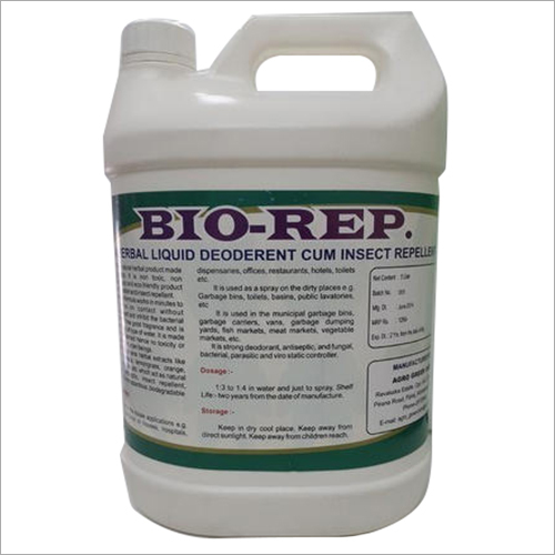 Bio-Rpe Herbal Liquid Deodorant - 5 Litre Plastic Can Non-Toxic Odour Control Pesticide Type