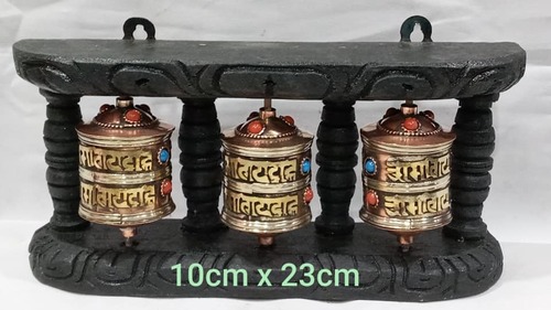 Multi Colors 3 In One Wall Hanging Prayer Wheels