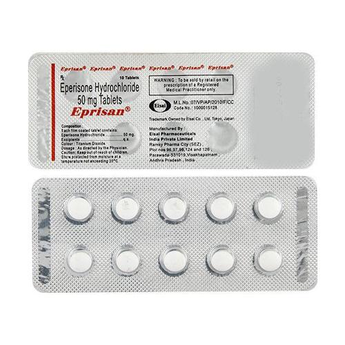 Eperisone Hydrochloride 50 mg Tablets