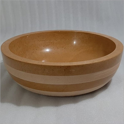 Round Shaped Stone Counter Top Wash Basin